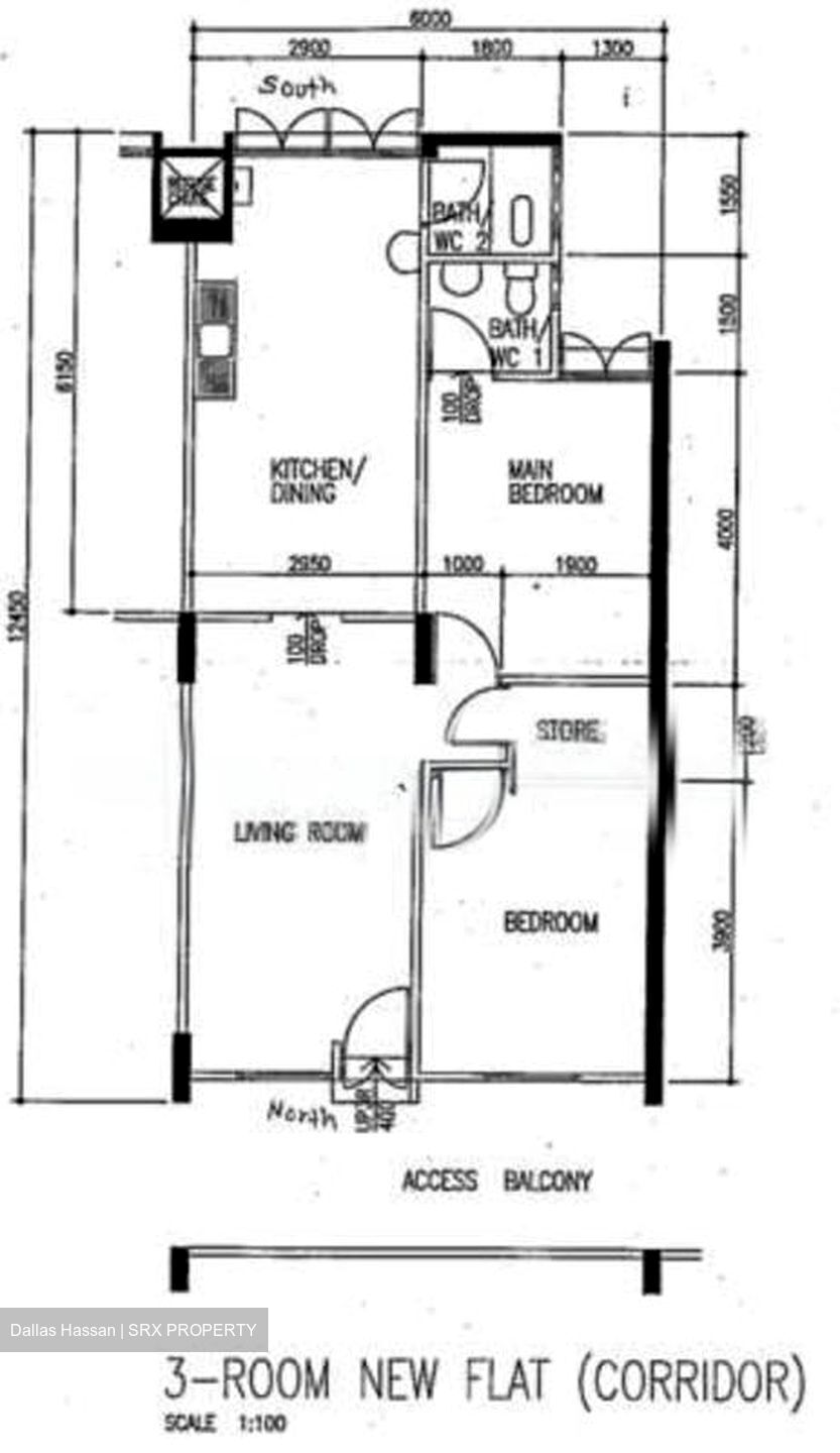 Blk 108 Ang Mo Kio Avenue 4 (Ang Mo Kio), HDB 3 Rooms #499705621